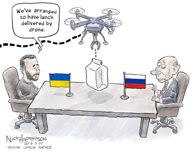 https://cdn-dev.tinyview.com/nick-anderson/2025/06/03/peace-talks/060325.Lunch-By-Drone-Putin-Zelensky-copy.jpg